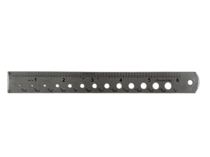 Picture of Ruler with Drill Gauge